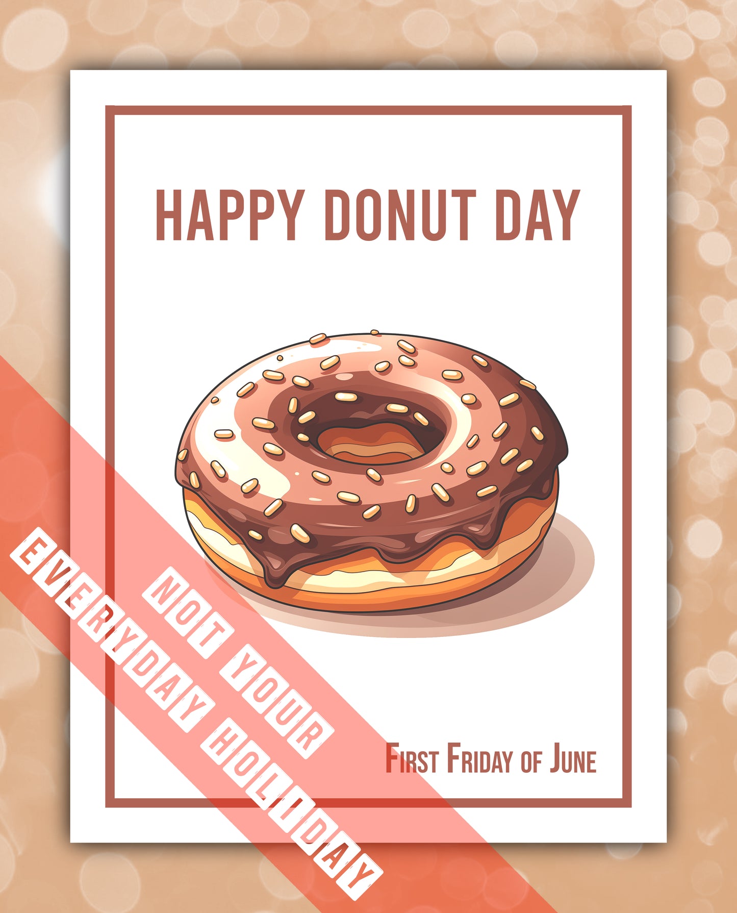 Donut Day Greeting Card