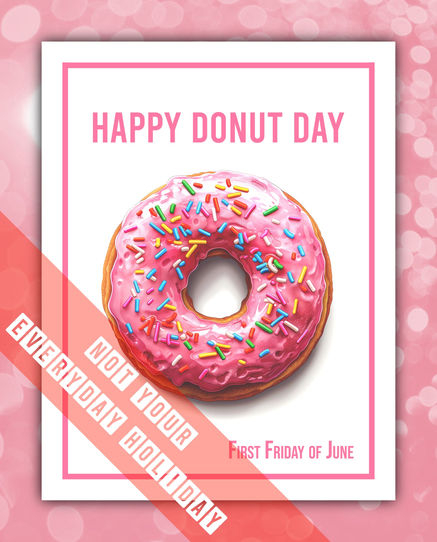 Donut Day Greeting Card