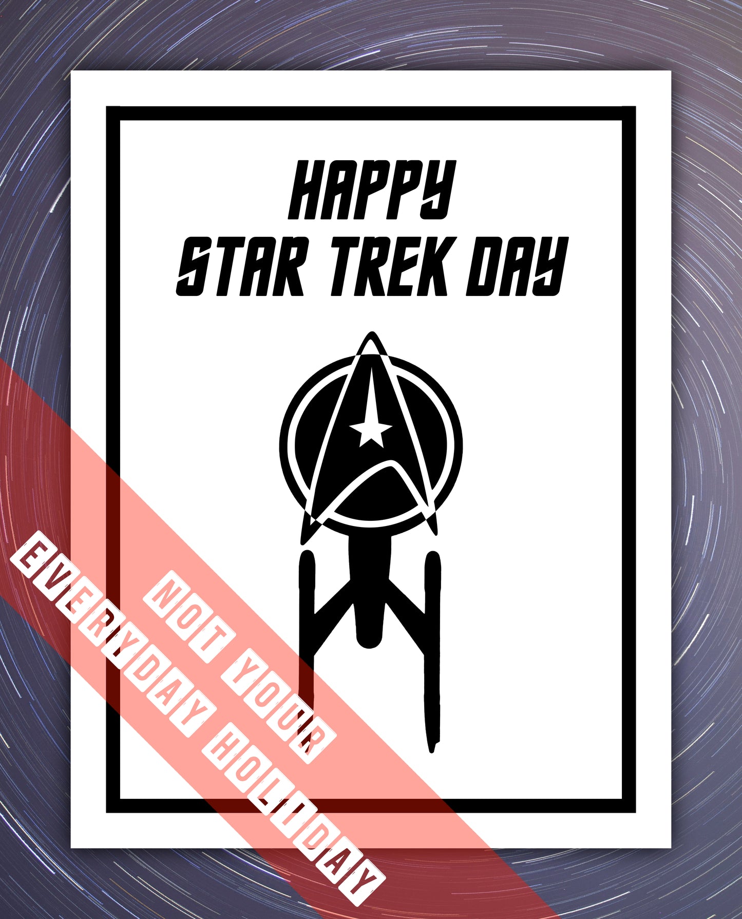 Star Trek Day Greeting Card